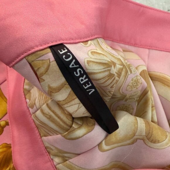 Versace Heritage Print Pleated Mini Skirt, 42 (US 6) 44 (US 8), NWT Retail 1850 - Picture 7 of 12